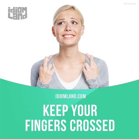 Don't keep those fingers crossed any longer! The  .